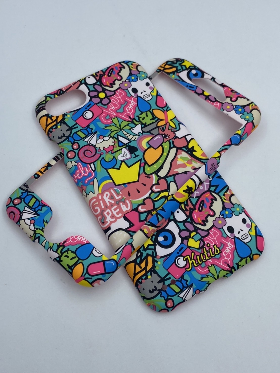 เคสคูทิส(Kutis)เคสไอโฟน7,8,SE2020(ลายStreet)มาใหม่ เคสประกบหน้า-หลัง เคสเรืองแสง เคสลายวินเทจ ร้านSuperhero Klongthom