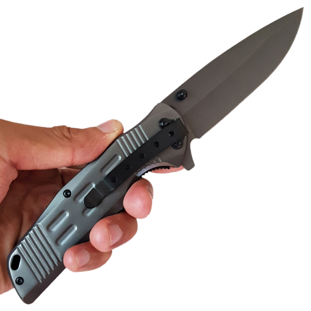 มีดพับ BROWNING A332 ขนาด 8.3 นิ้ว (21.2 ซม.) Gray Titanium