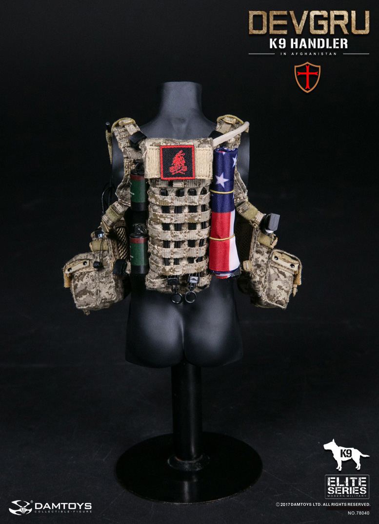 DAMTOYS No.78040, No.78040-1 DEVGRU K9-handler in Afghanistan