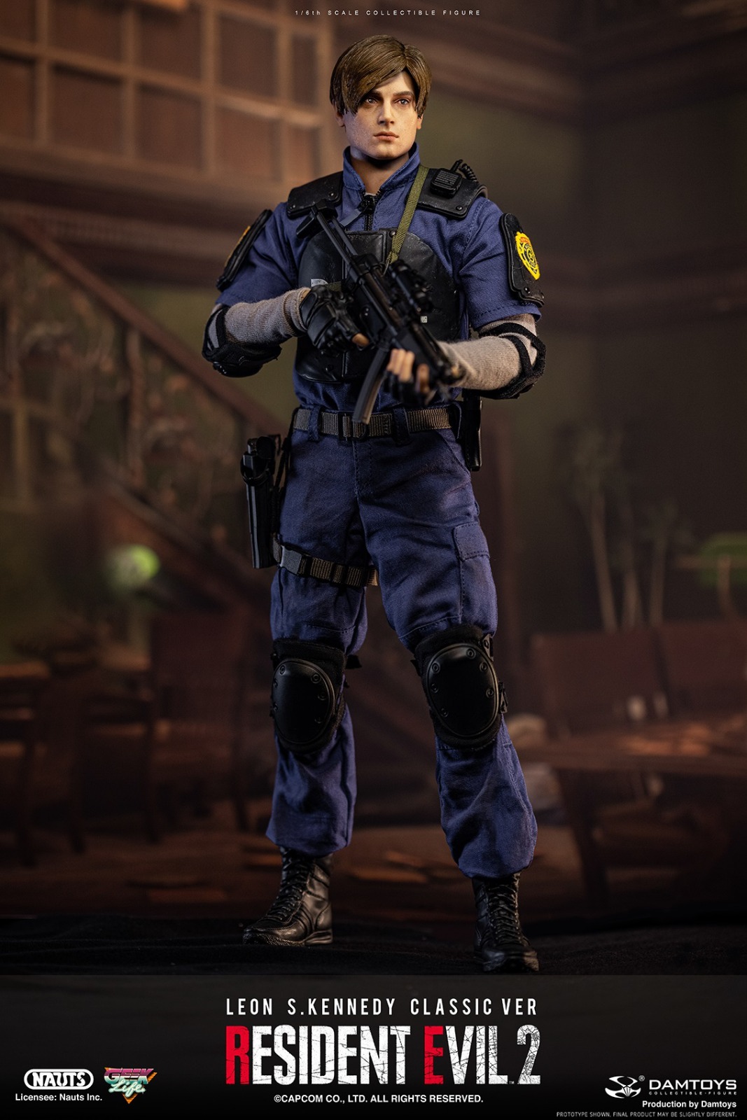 DAMTOYS DMS037 1/6 RESIDENT EVIL 2 - LEON S.KENNEDY (CLASSIC VER)