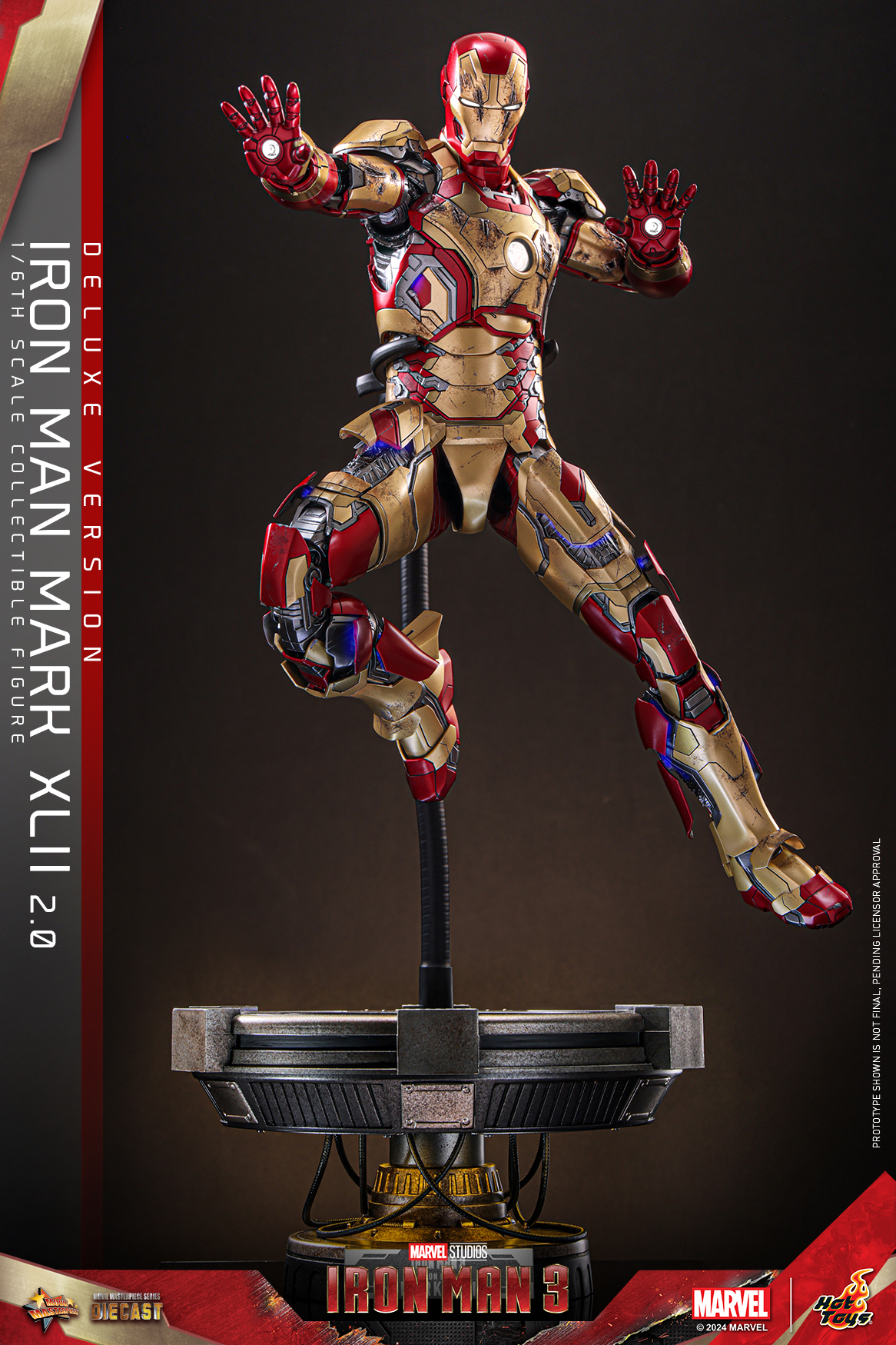 Hot Toys MMS759D66B Iron Man 3 - Iron Man Mark XLII (2.0) (Deluxe Version) (Special Edition)