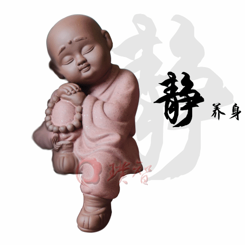 ตุ๊กตาดินเผาตบแต่ง พุทธนิกายเซน Zen Creative /นำเข้าจากแหล่งผลิตประเทศจีน