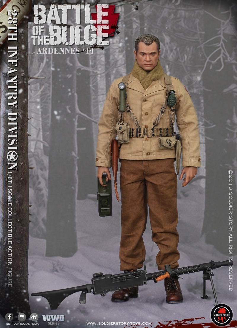 Soldier Story SS-111 WWII Series 28th Infantry Division 1/6 Battle of the Bulge - Ardennes '44