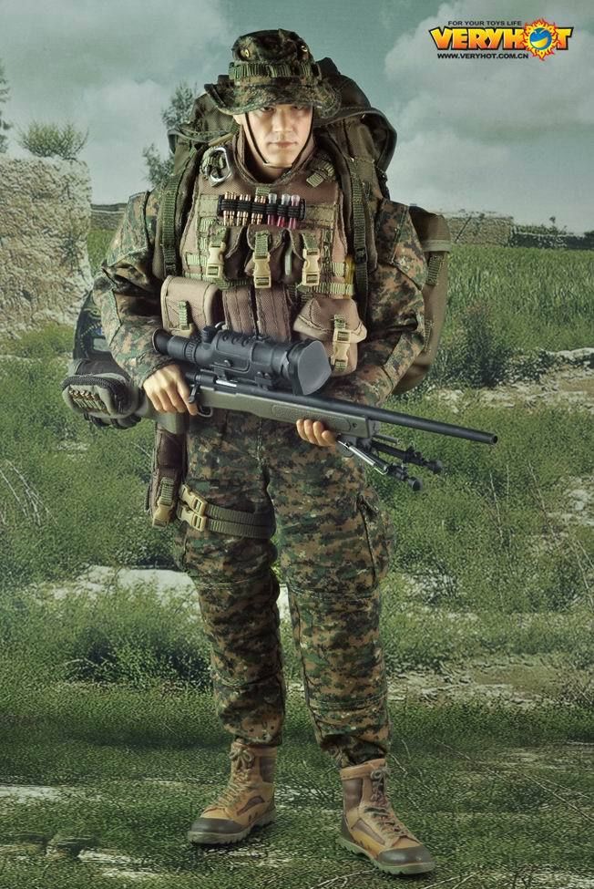 VERYHOT NO:1014-C USMC Sniper