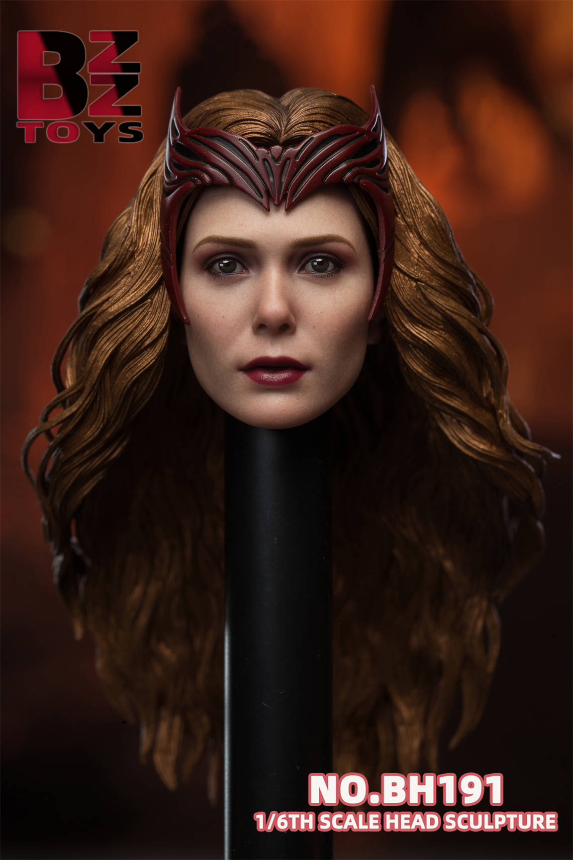 BZZTOYS BH191 1/6 Scarlet Witch 4.0 Headsculpt