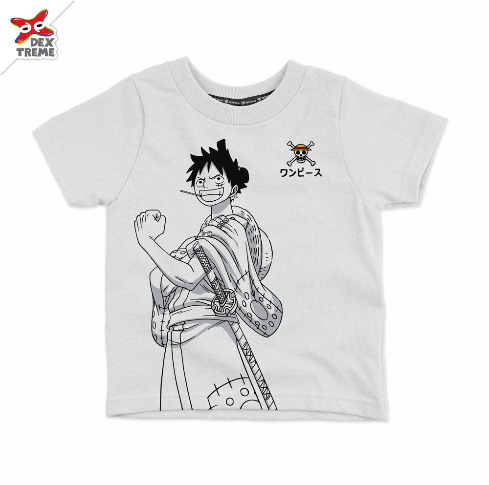 เสื้อยืดเด็กวันพีช One Piece Luffy