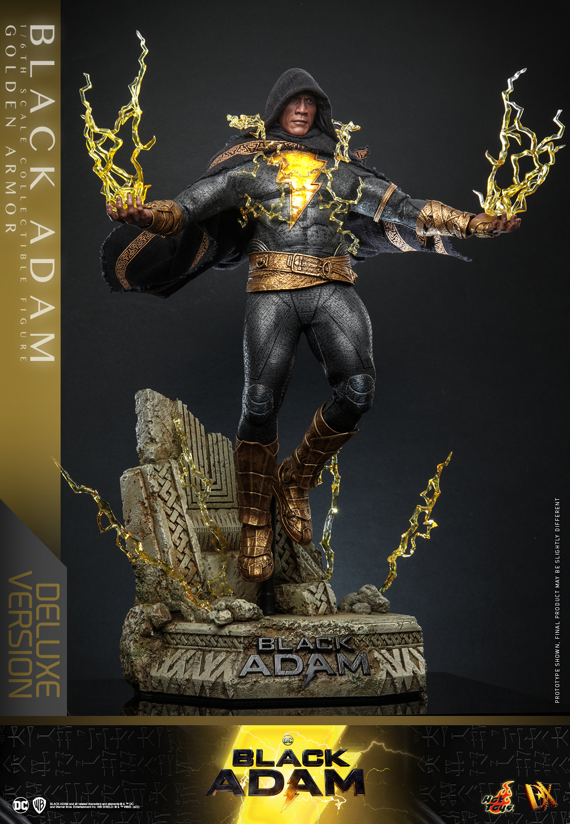 Hot Toys DX31 1/6 Black Adam - Black Adam [Golden Armor] (Deluxe Version)