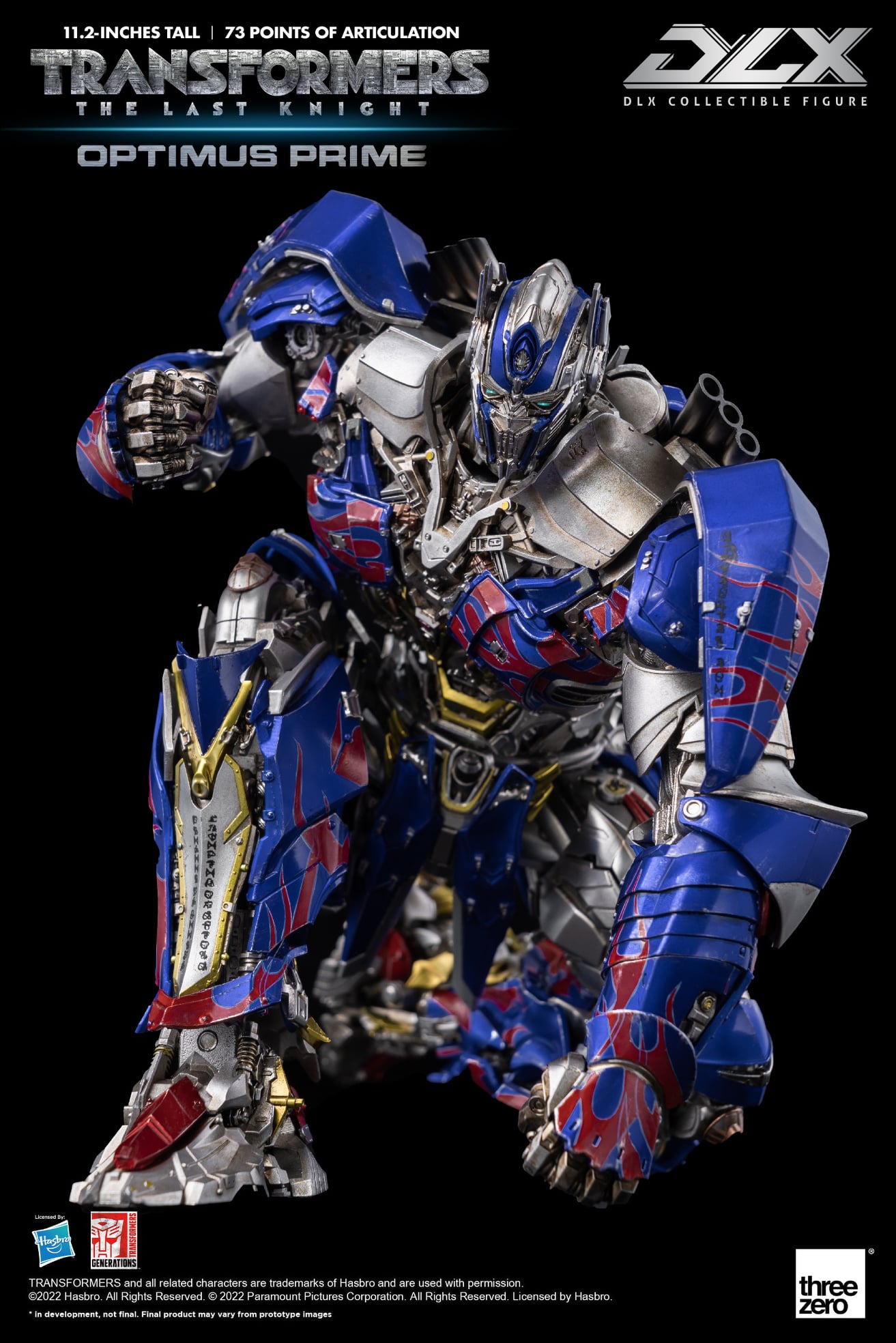 Threezero 3Z04570W0 DLX Transformers: The Last Knight - Optimus Prime