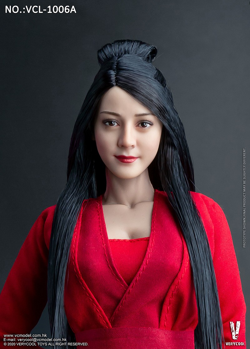 VERYCOOL VCL-1006B Straight Hair Head Sculpture