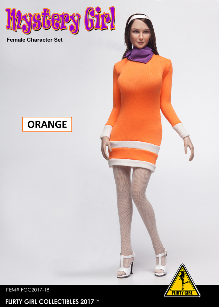FLIRTY GIRL COLLECTIBLES 1/6 FGC2017-16-19 "MYSTERY GIRL" Female Character Set