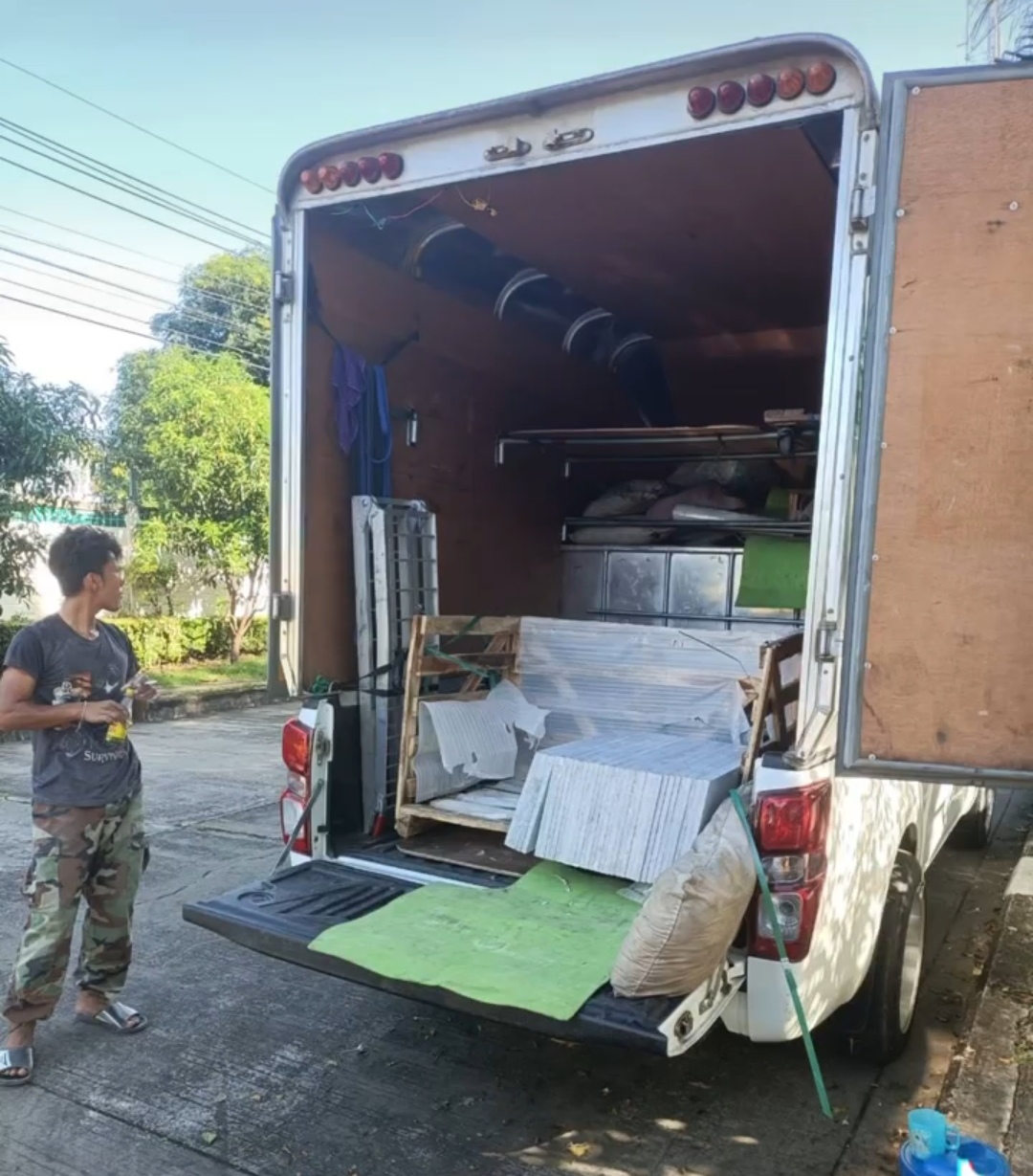 หินปูสระว่ายน้ำ White Cloudy ขนาด 10x10, 30x60,60x60