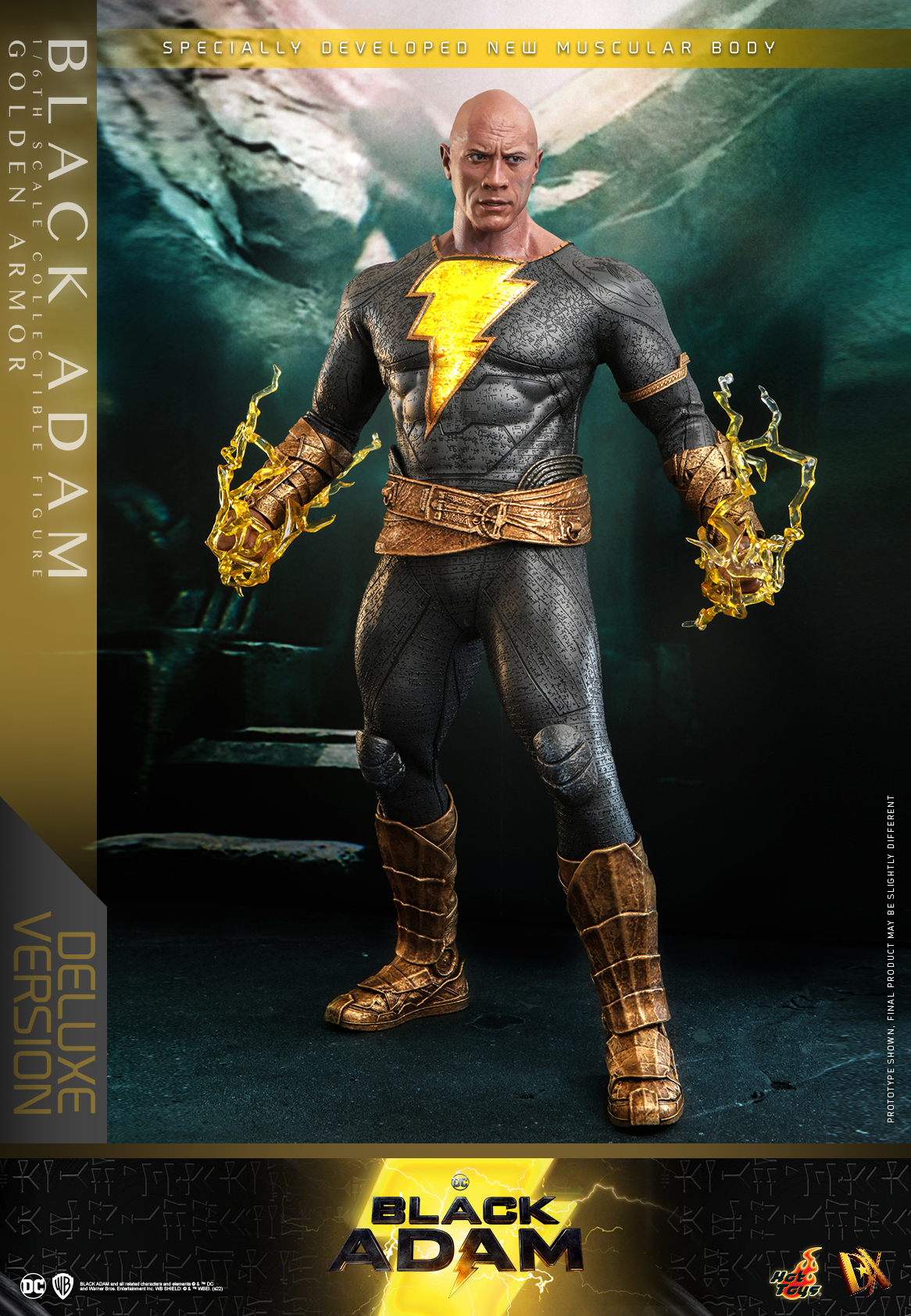 Hot Toys DX31 1/6 Black Adam - Black Adam [Golden Armor] (Deluxe Version)