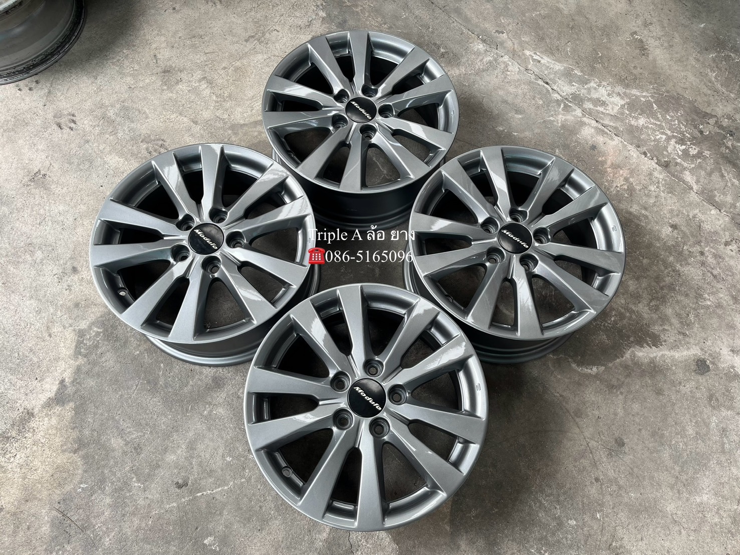 ✨ล้อแม็ก✨Honda Civic Modulo ขอบ 16 สีเทา💖สวยกริ๊บ💖