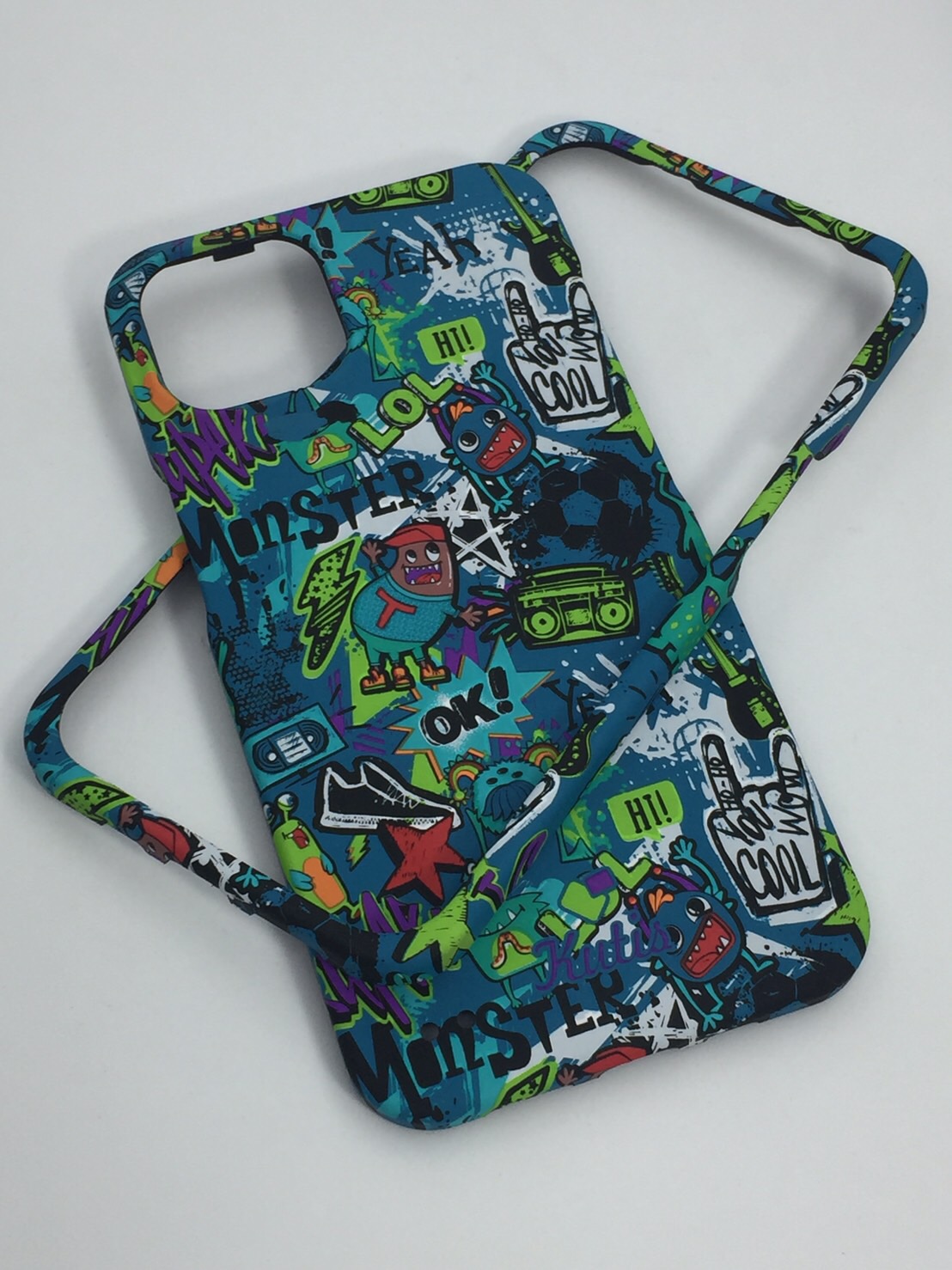 เคสคูทิส(Kutis)เคสไอโฟน13G(ลายMonster)มาใหม่ เคสประกบหน้า-หลัง เคสเรืองแสง เคสลายวินเทจ ร้านSuperhero Klongthom