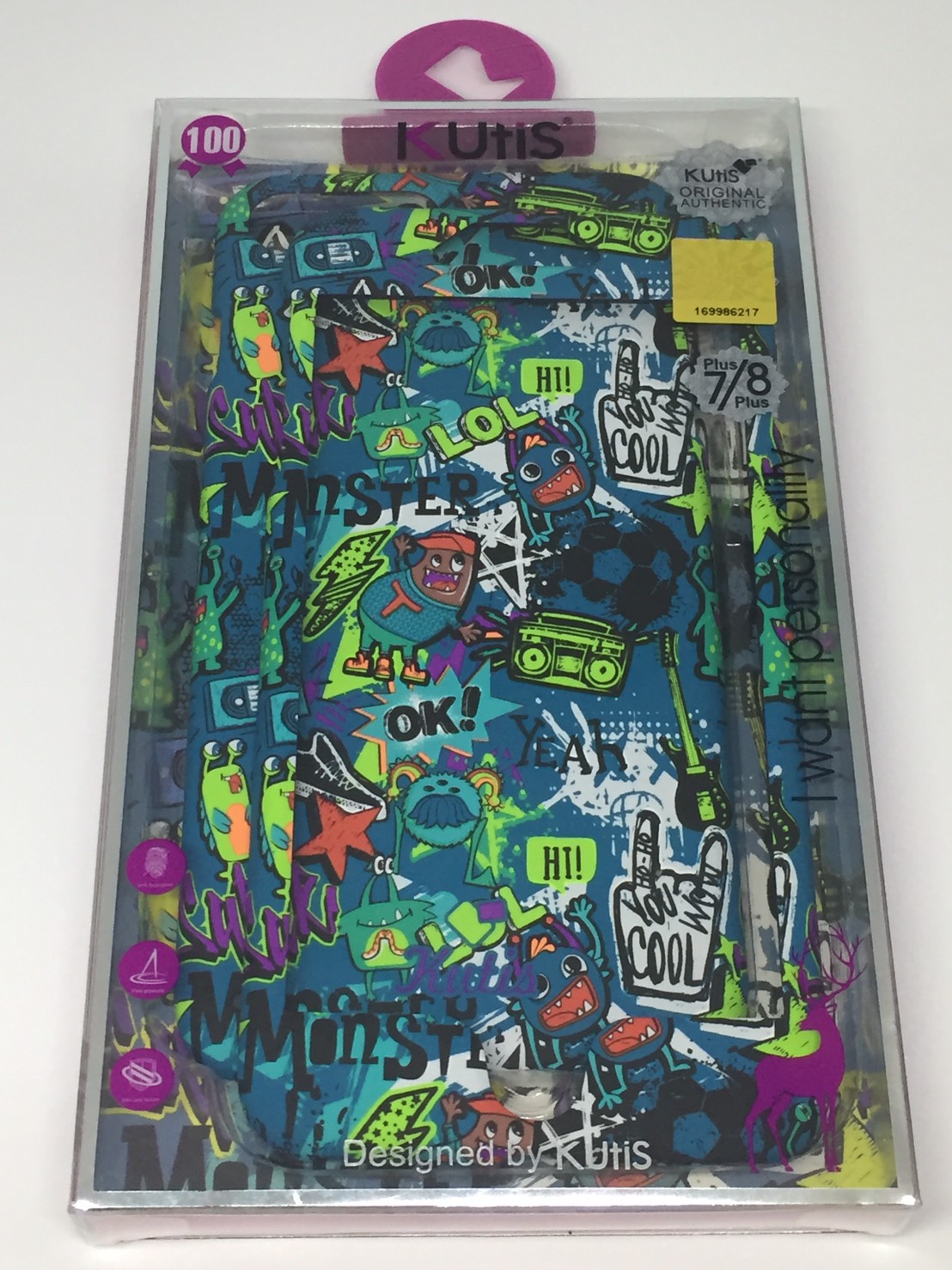 เคสคูทิส (Kutis) ไอโฟน7พลัส,8พลัส(ลายMonster)