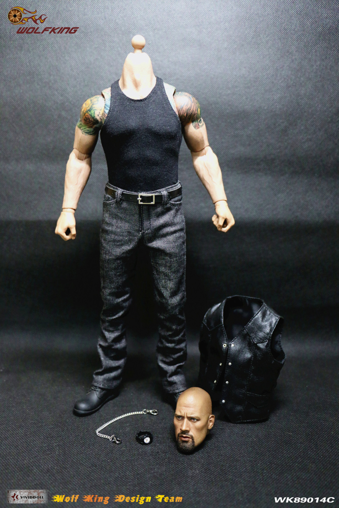 WOLFKING WK89014 1/6 Headsculpt clothing set