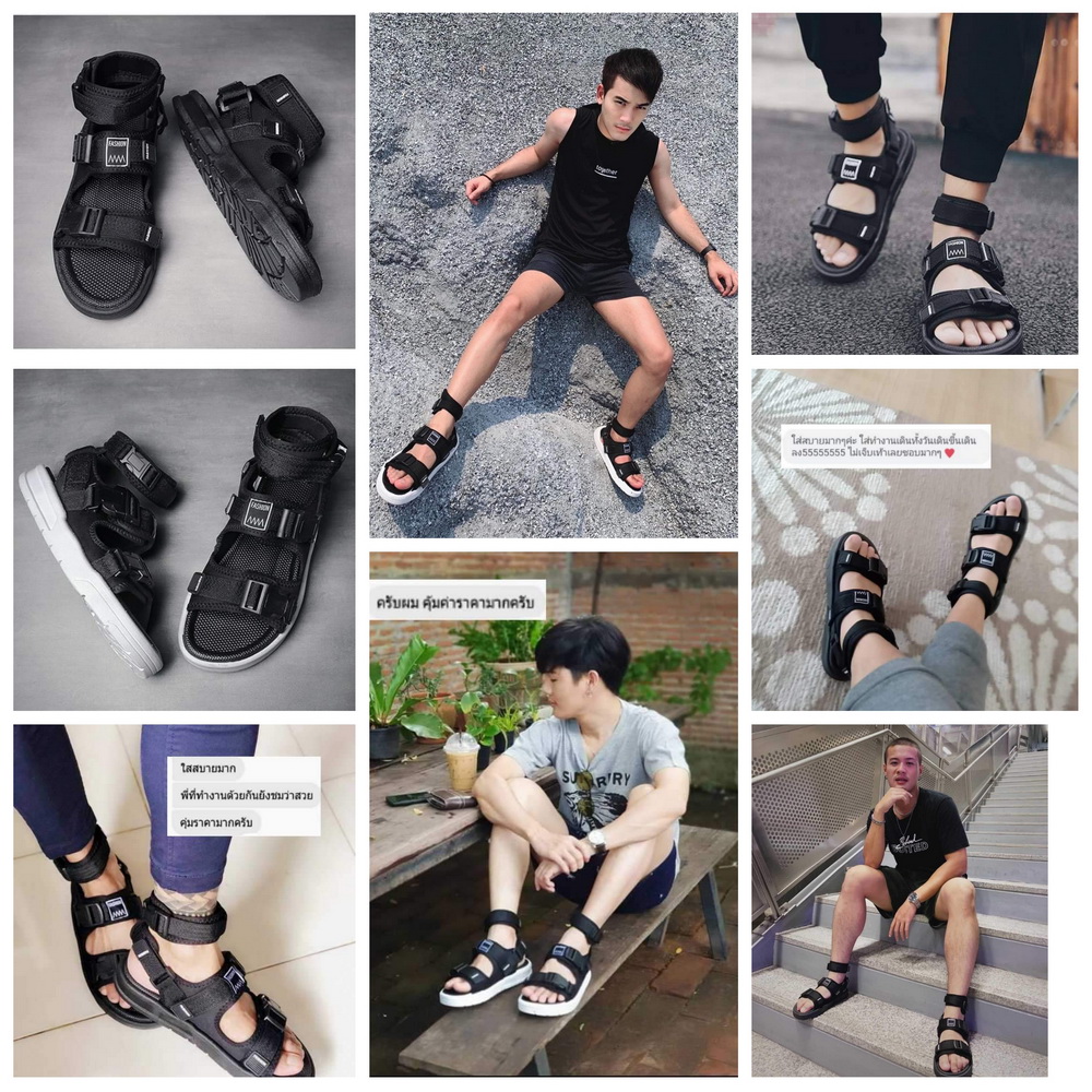 รองเท้า แฟชั่น ดีไซน์เก๋ ใส่สบาย รองเท้าแฟชั่น รองเท้าแตะ