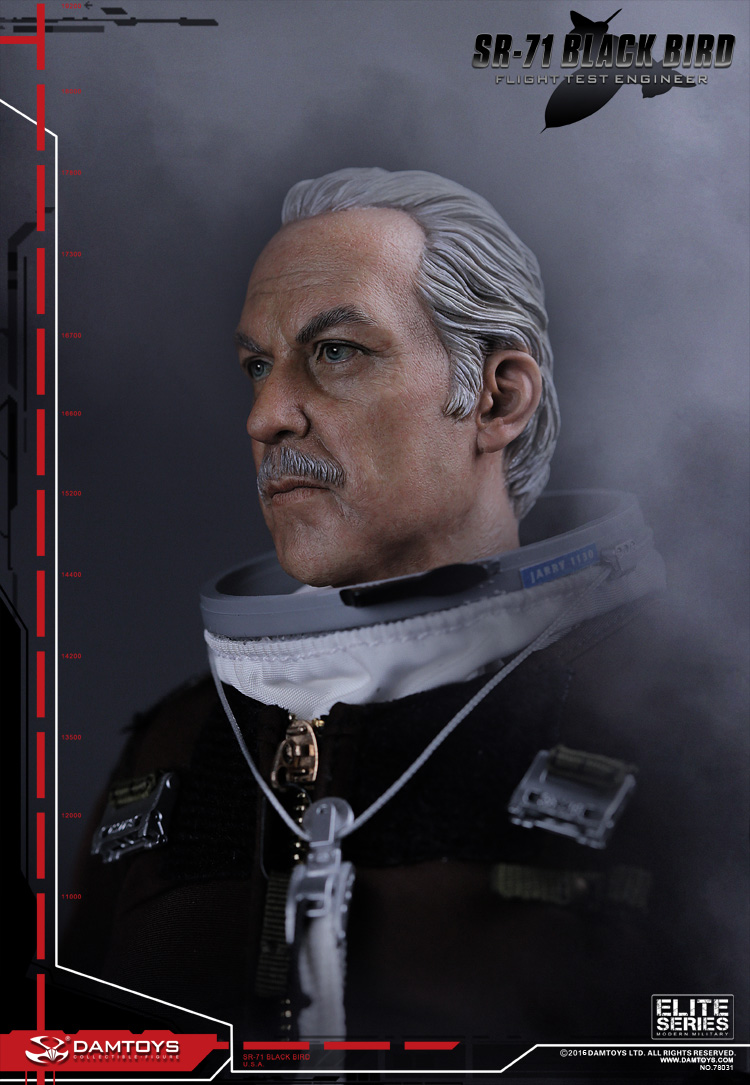 DAMTOYS No.78031 SR-71 ”BLACK BIRD” FLIGHT TEST ENGINEER