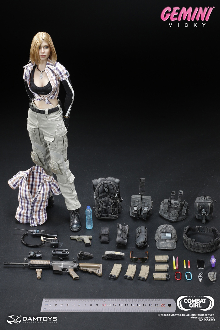 DAMTOYS 16 COMBAT GIRL Series - DCG002 Gemini Vicky