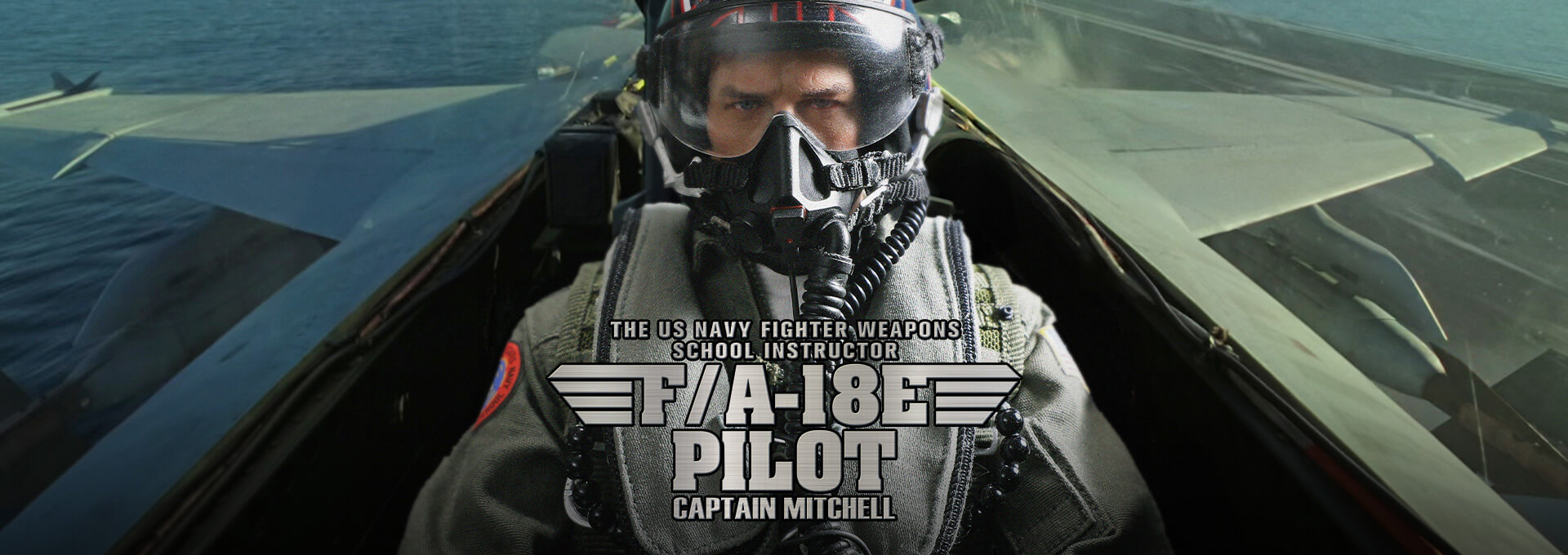 DID MA80170 1/6 The US Navy Fighter Weapons School Instructor F/A-18E Pilot – Captain Mitchell