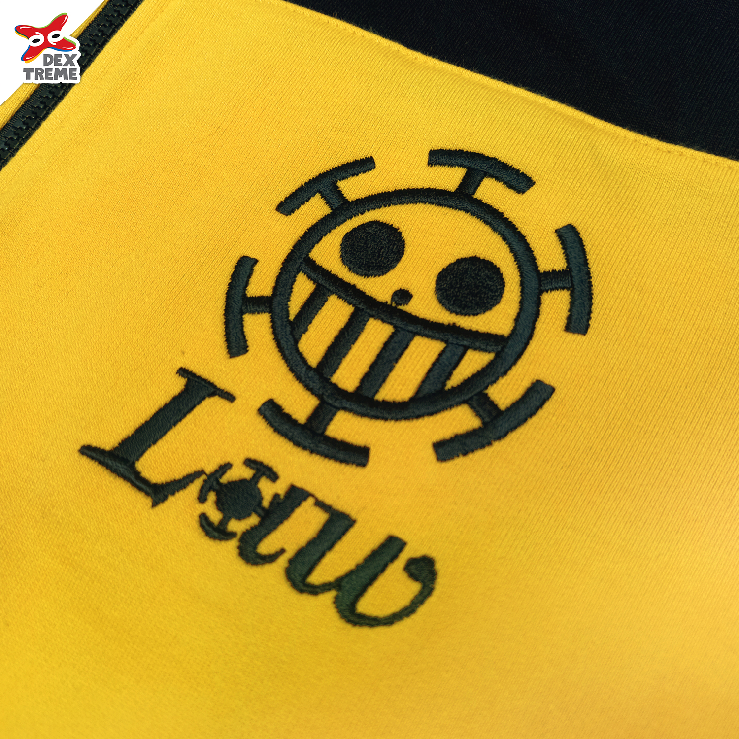 เสื้อแจ็คเก็ตมีฮู้ดการ์ตูนวันพีซ ลายลอว์ (Jacket Hood OP Law)