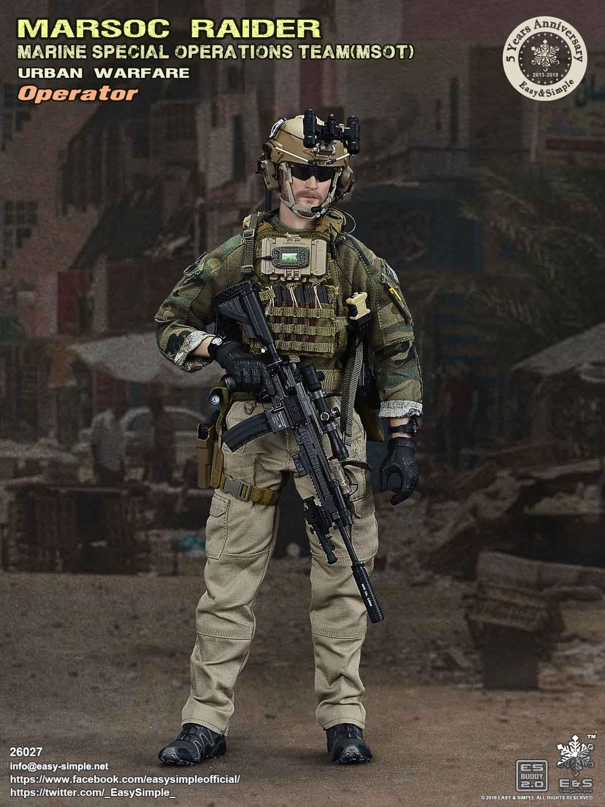 Easy&Simple 26027 MARSOC Raider Urban Warfare Operator (5 Years Anniversary)