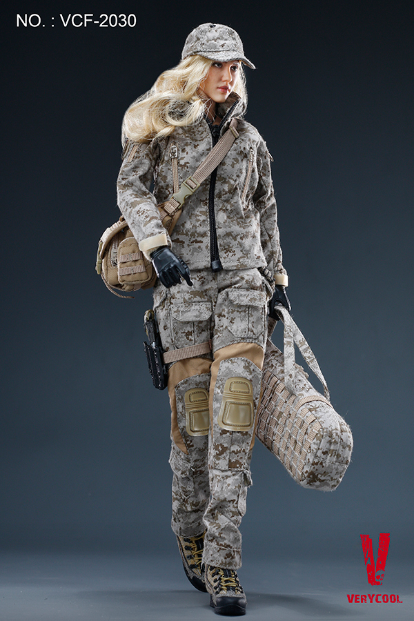 VERYCOOL VCF-2030 DIGITAL CAMOUFLAGE WOMEN SOLDIER - MAX