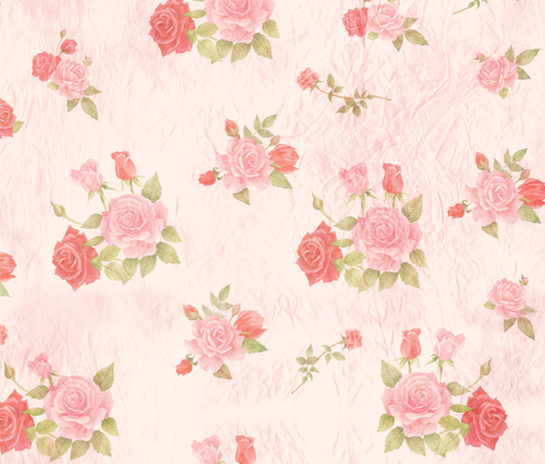 DPS-18 Wallpaper Vinyl วอลล์เปเปอร์แบบมีกาว ลาย ดอกกุหลาบ หน้ากว้าง 92 cm