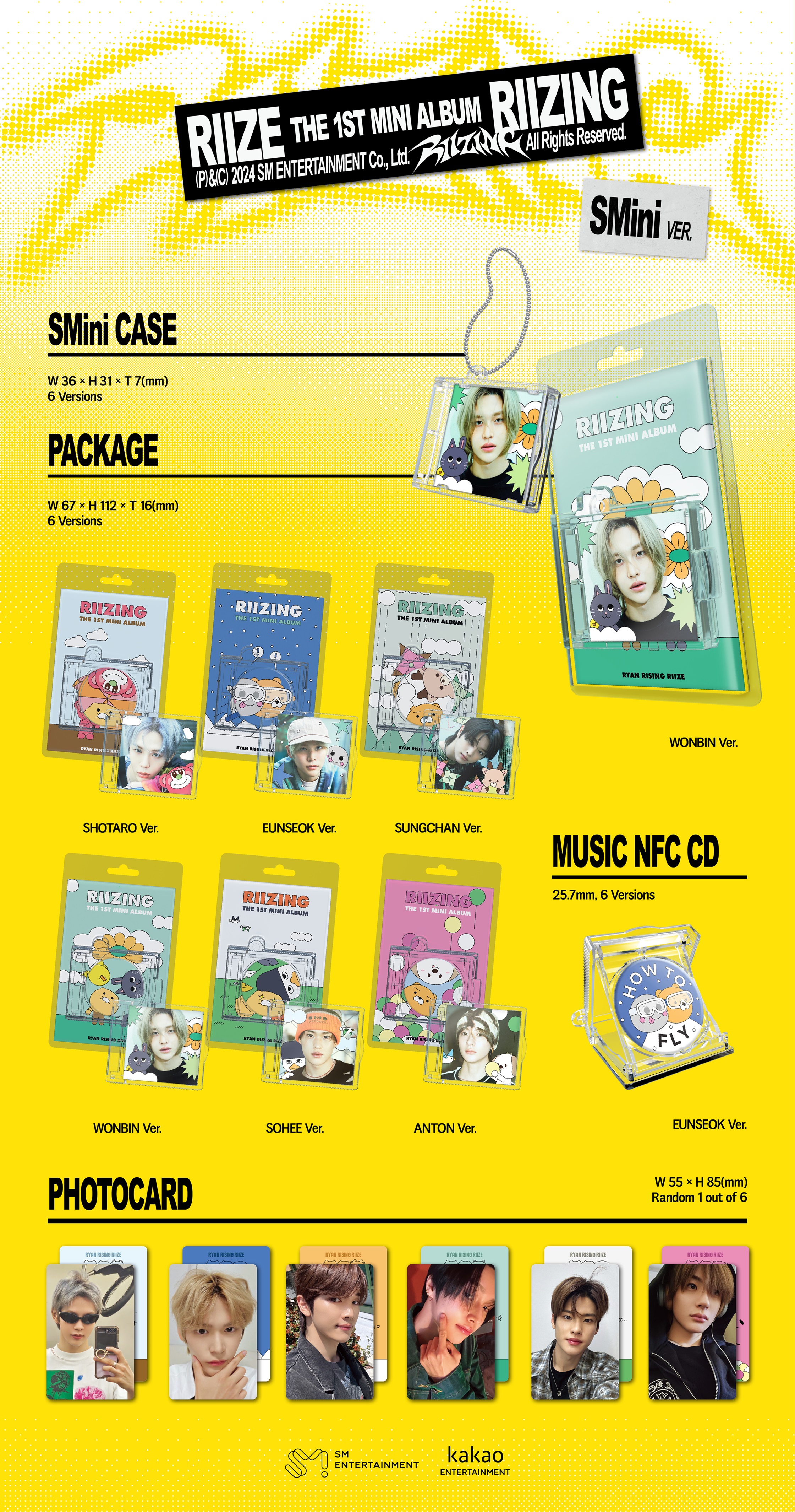 [รับกด+นำเข้าสินค้า] RIIZE 1st Mini Album [RIIZING]