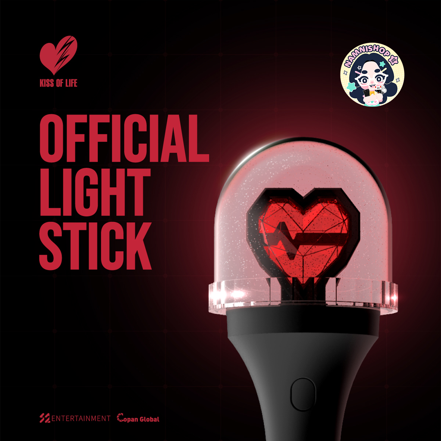 [PRE] KISS OF LIFE - OFFICIAL LIGHT STICK