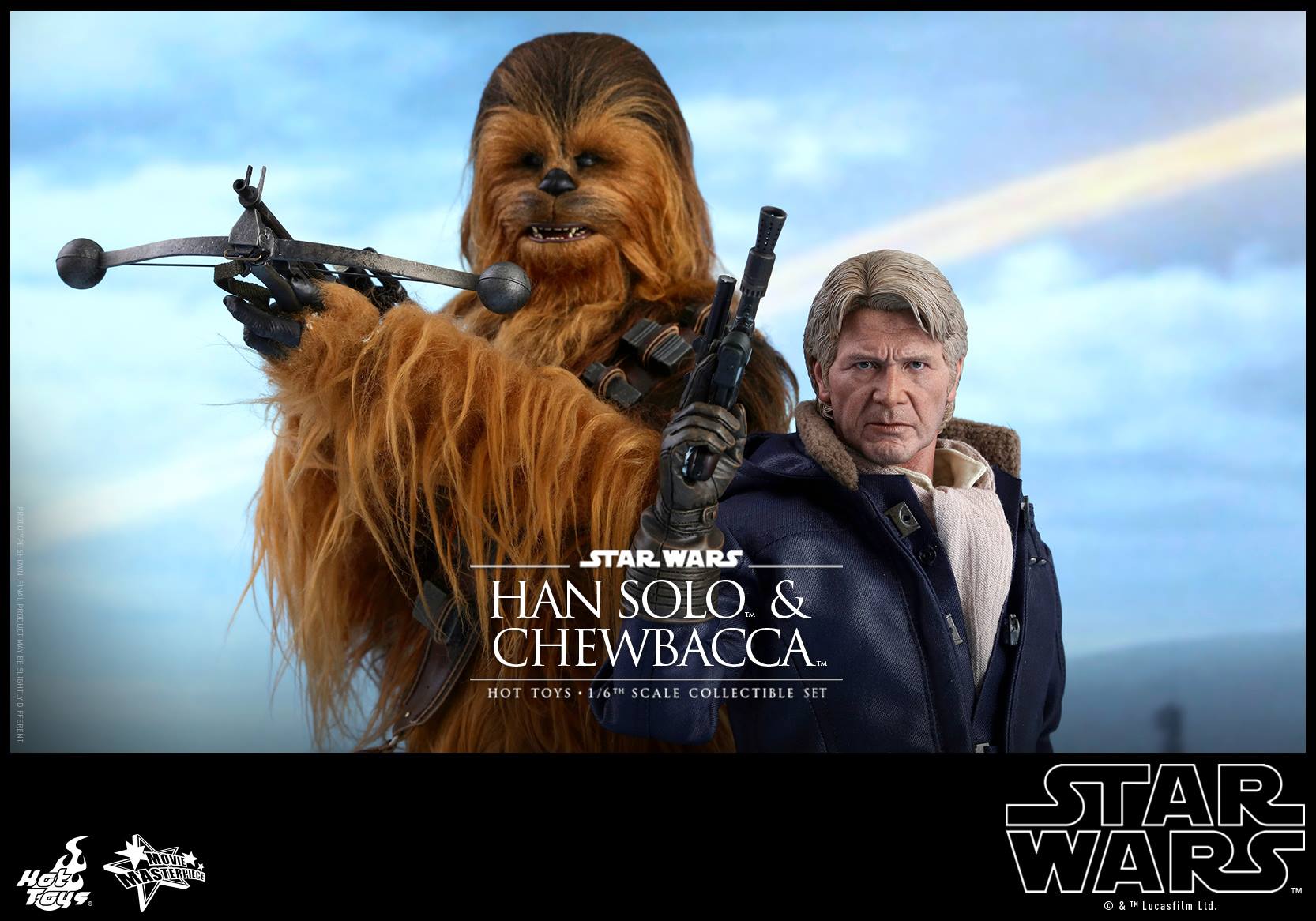 Hot Toys MMS376 STAR WARS: THE FORCE AWAKENS - HAN SOLO & CHEWBACCA