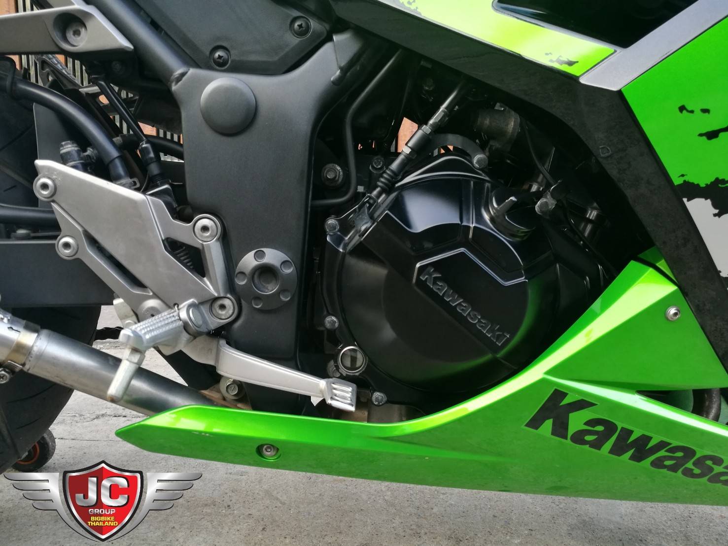 NINJA300abs รถบ้านแท้มือเดียว ไมล์แท้หมื่นต้นๆ