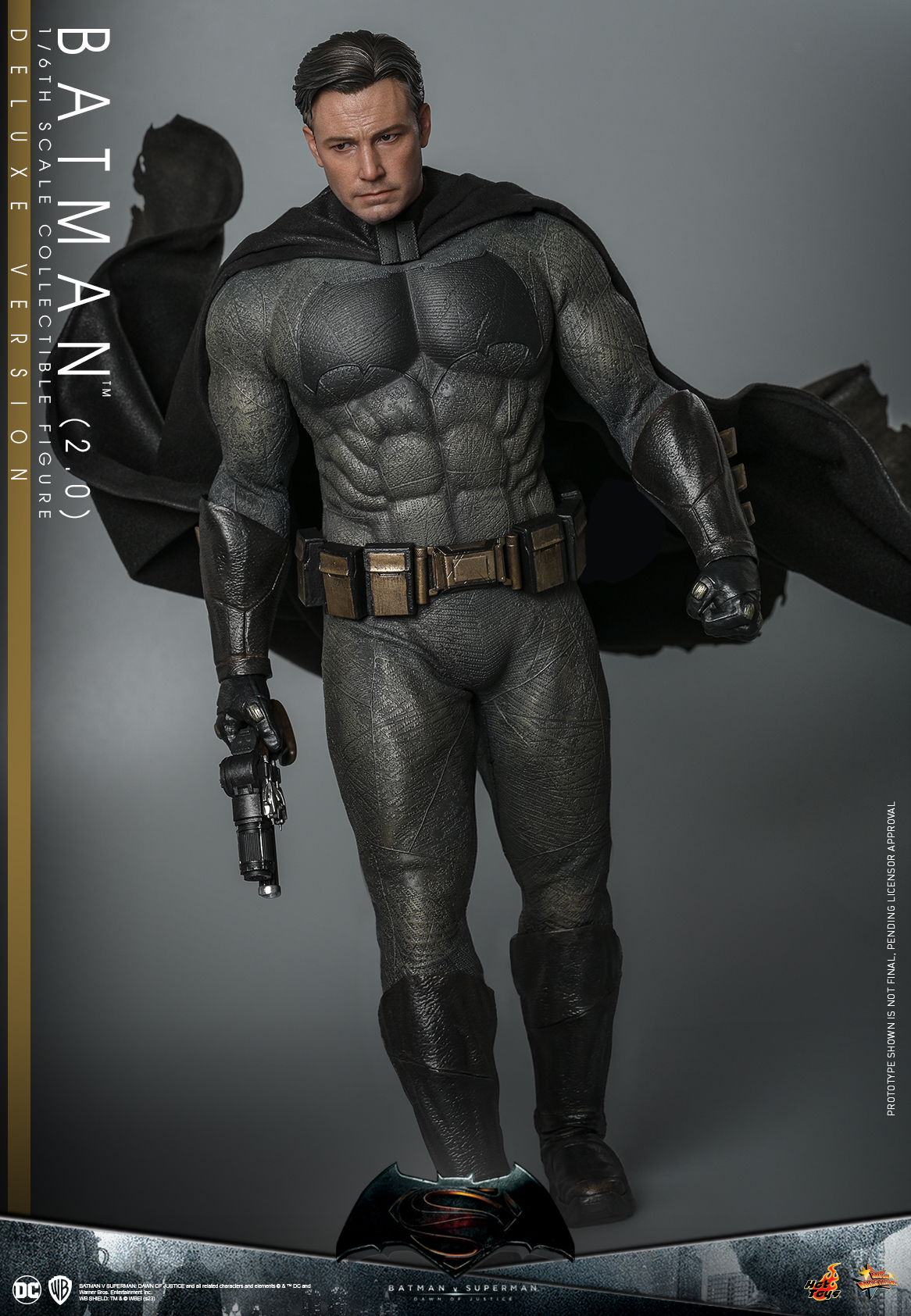 Hot Toys MMS732 1/6 Batman v Superman: Dawn of Justice - Batman (2.0) [Deluxe Version]