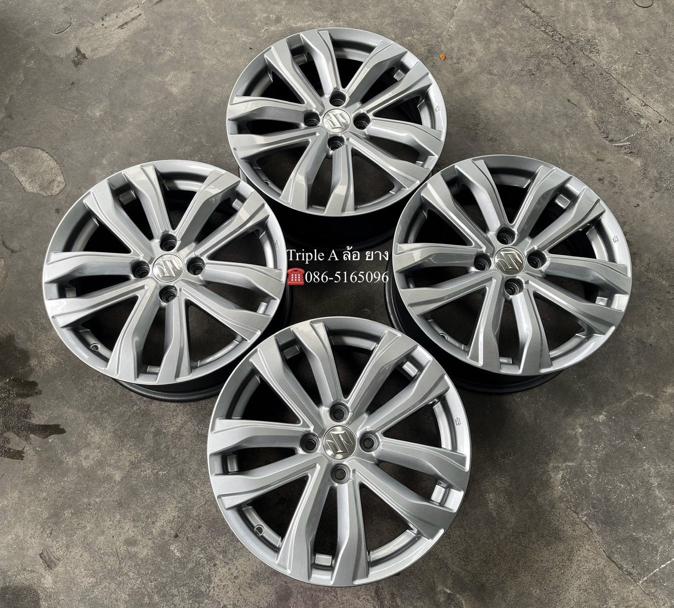 ✨ล้อแม็ก✨Suzuki Swift RX2 ขอบ 16 สีไฮเปอร์🚘ใส่กับ Suzuki Ciaz ,Swift ได้เลย