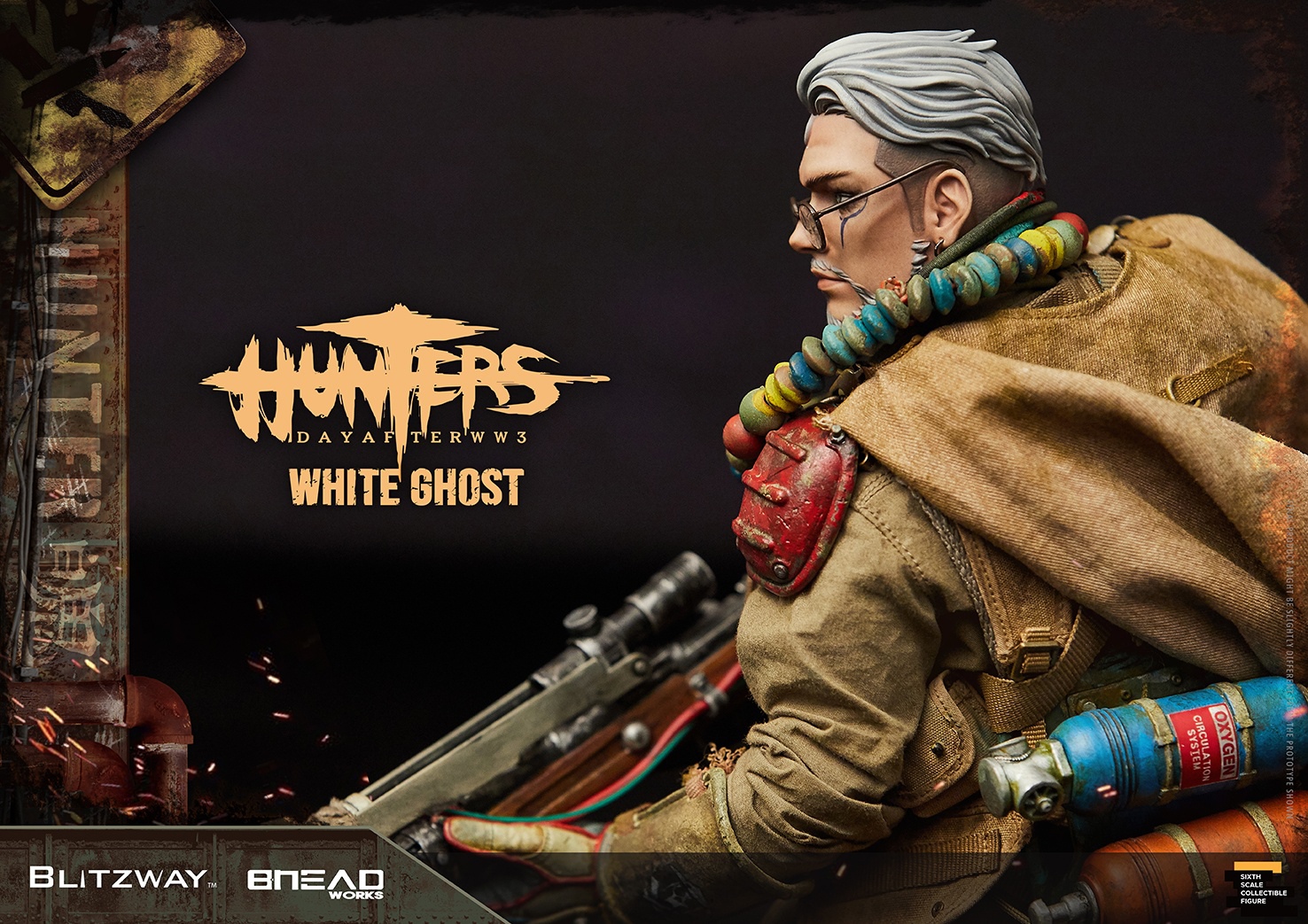 BLITZWAY BW-UMS11801 1/6 Hunters: Day After WW3 - White Ghost