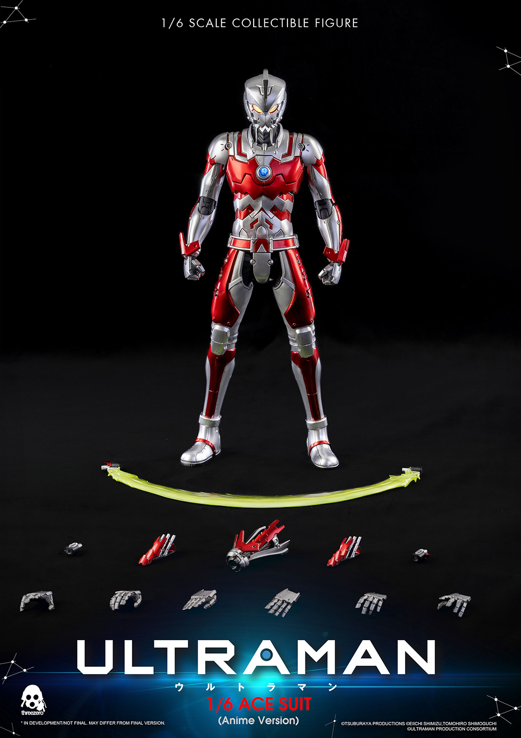 threezero 3Z0131 Ultraman 1/6 Ace Suit (Anime Version)