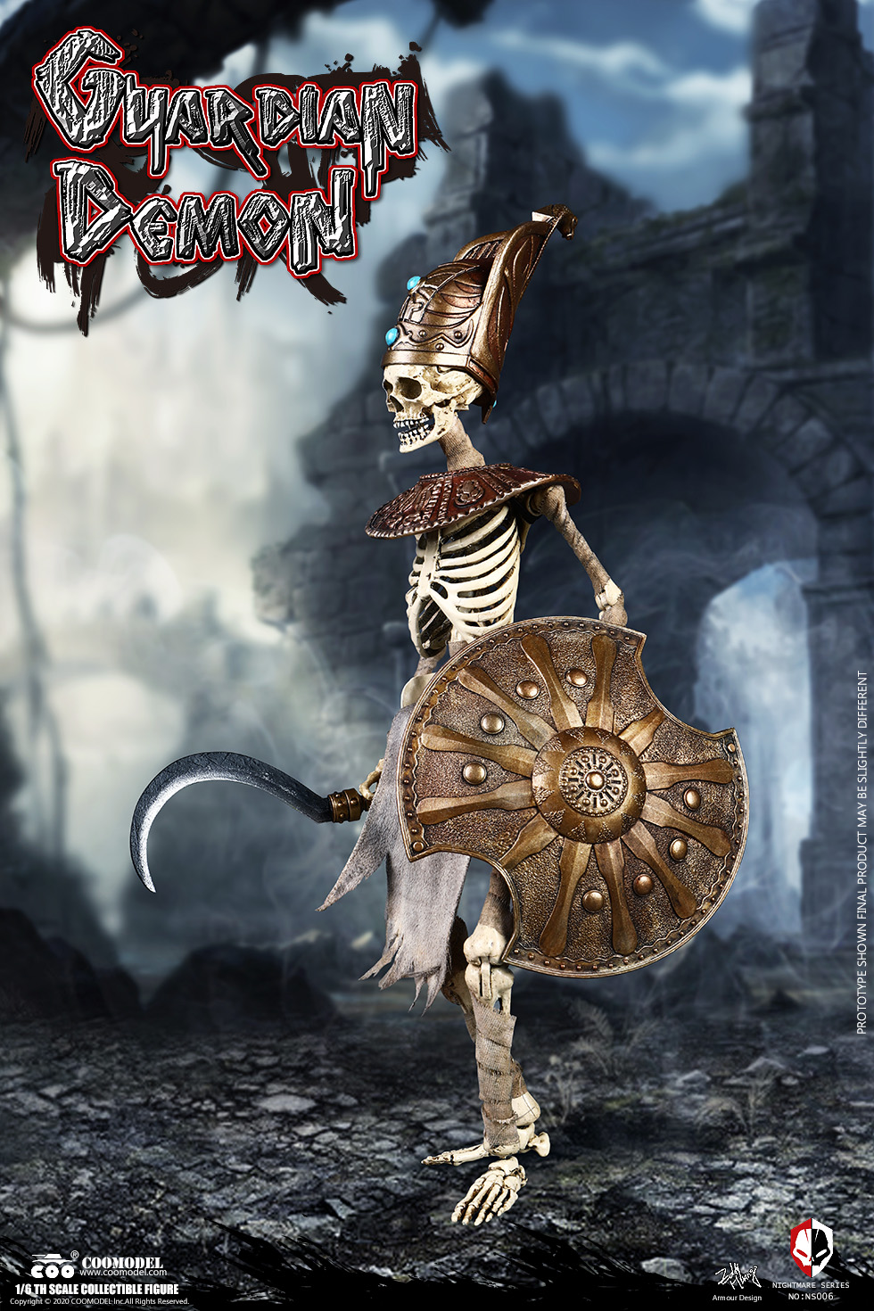 COOMODEL NS006 1/6 (DIE-CAST ALLOY) NIGHTMARE SEIRES: EGYPT - GUARDIAN DEMON
