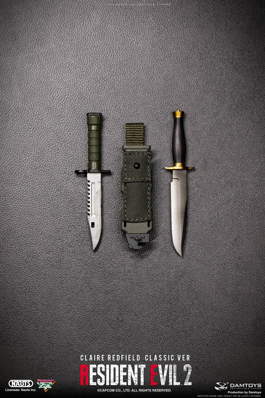 DAMTOYS DMS038 1/6 RESIDENT EVIL 2 - CLAIRE REDFIELD (CLASSIC VER)