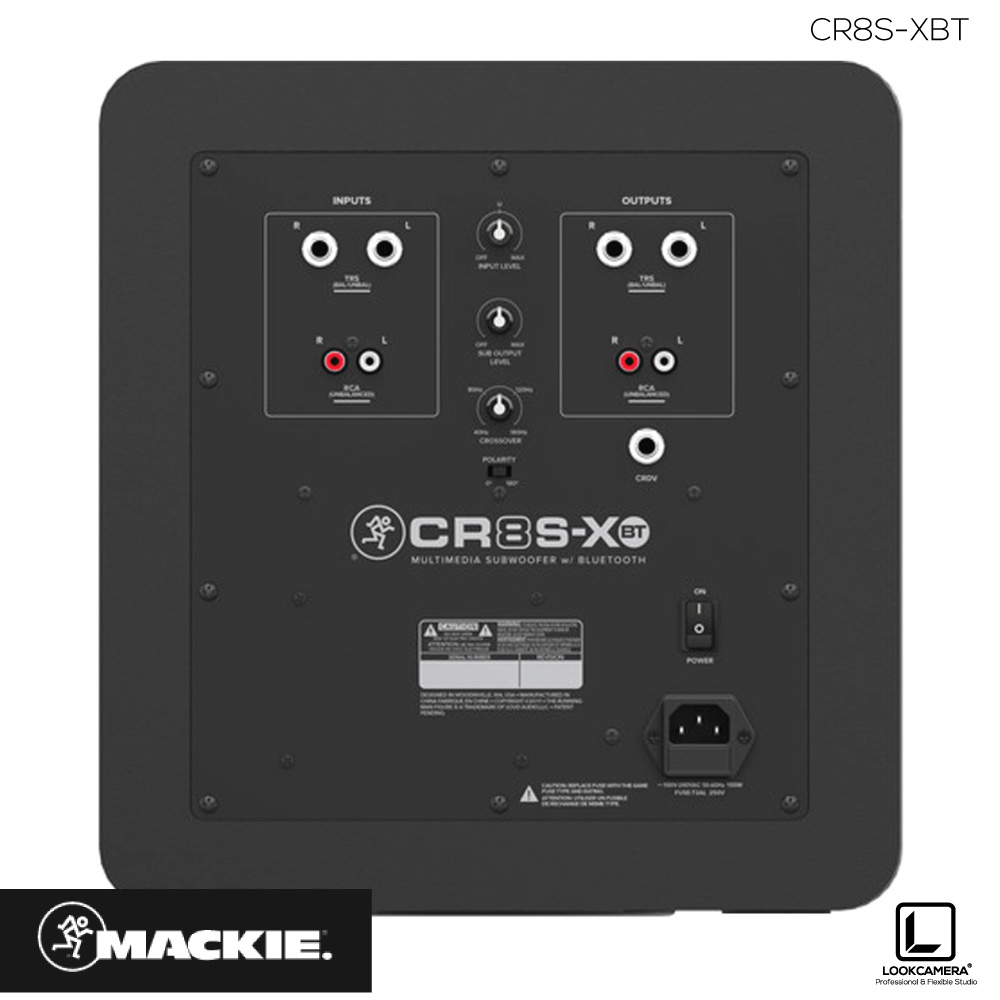 Mackie CR8S-XBT 8″ Multimedia Subwoofer with Bluetooth (Pcs) ลำโพงคุณภาพสูง (ราคาต่ออัน)