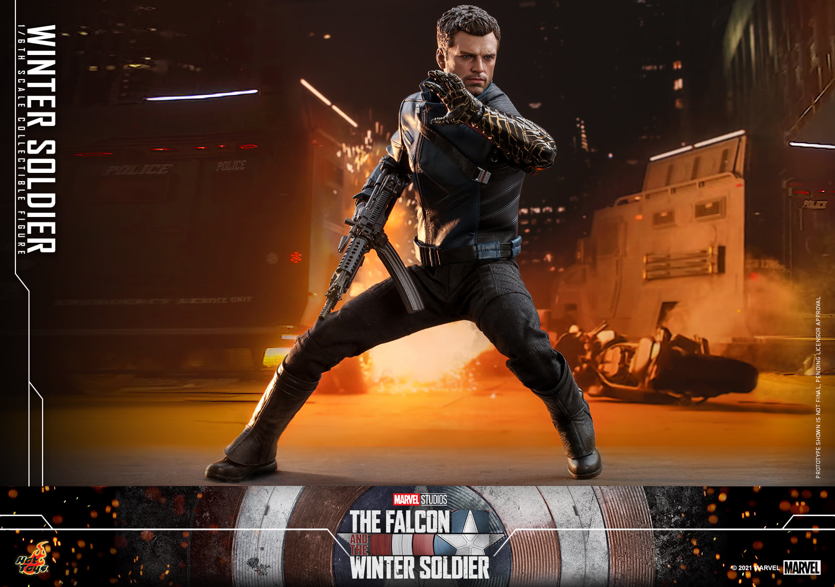 Hot Toys TMS039 1/6 The Falcon and the Winter Soldier - Winter Soldier
