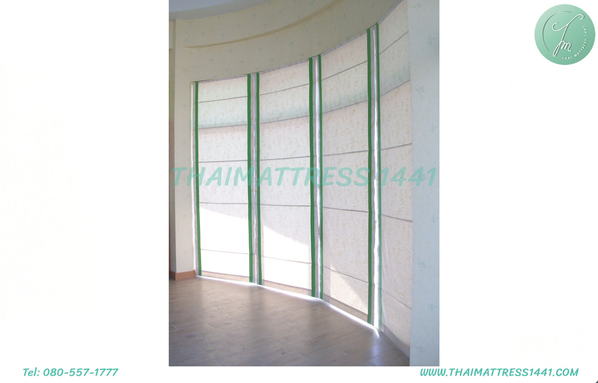 ผ้าม่านพับกันแสงแดด & UV : Roman Blind