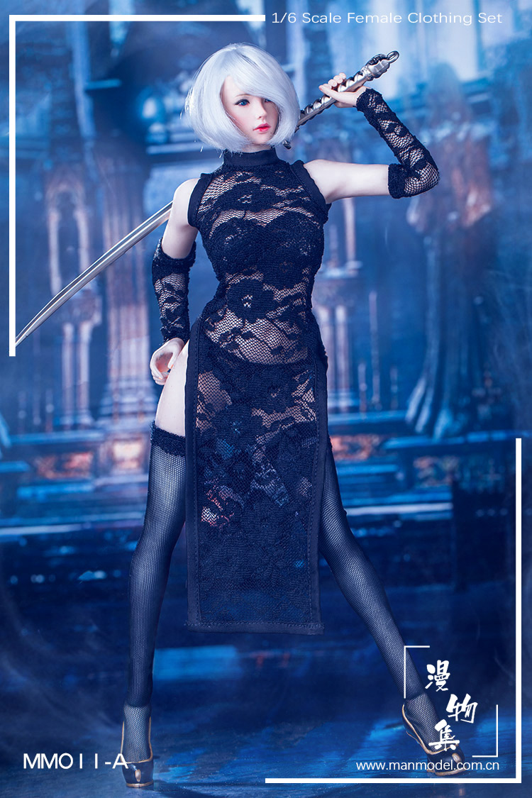 Manmodel MM011C 2B Lace Cheongsam (Red)