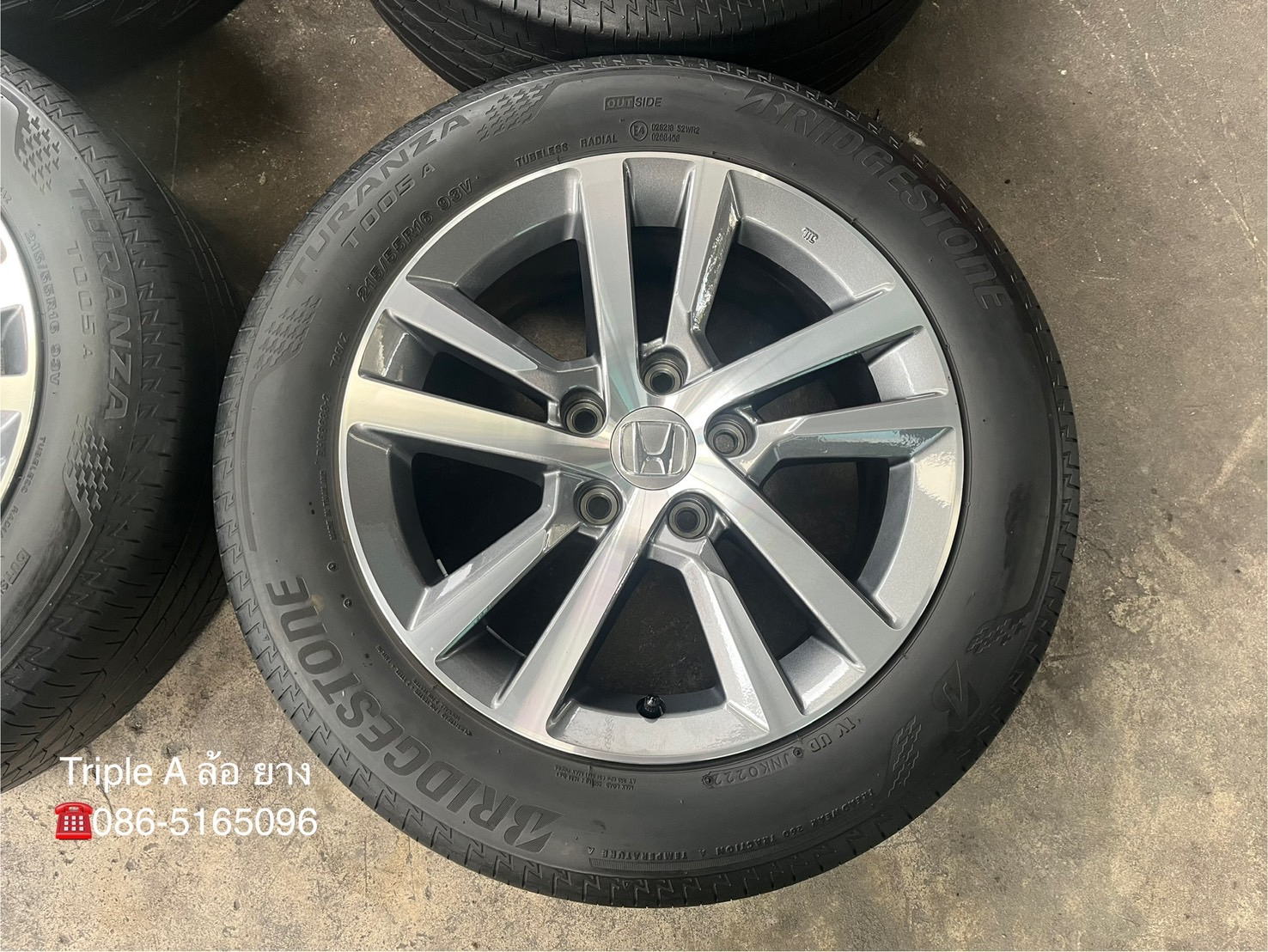 ✨ล้อแม็กป้ายแดง✨Honda Civic FE รุ่นใหม่ ขอบ 16 พร้อมยาง 215-55-16 Bridgestone💥ปี 22💥