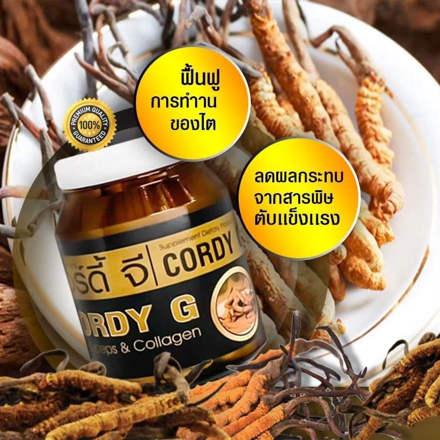 Cordy G คอดี้ จี ถังเช่าสกัด บำรุงสุขภาพ