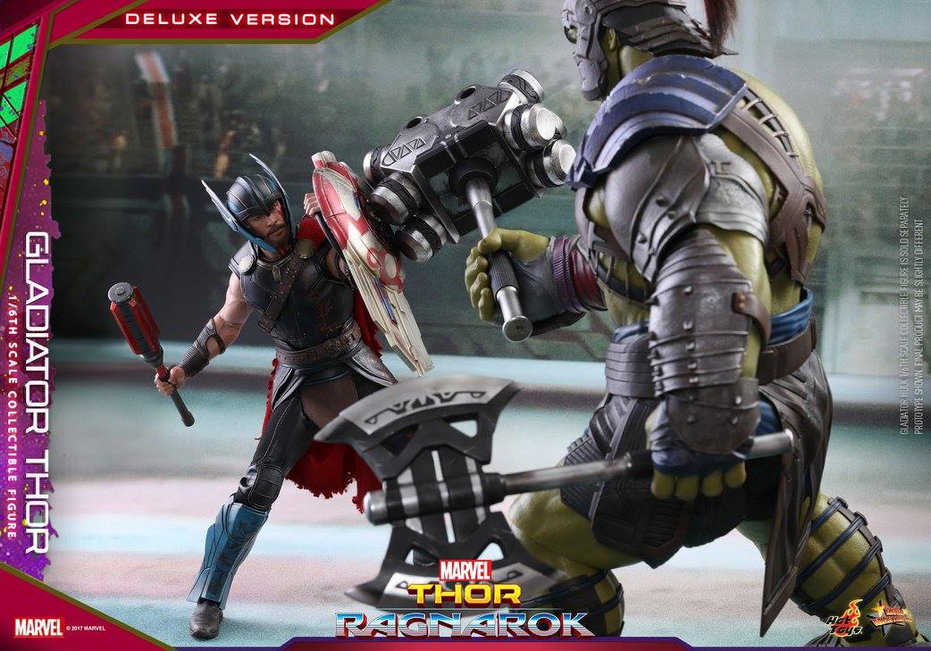 Hot Toys MMS445 THOR RAGNAROK - GLADIATOR THOR (DELUXE VERSION)