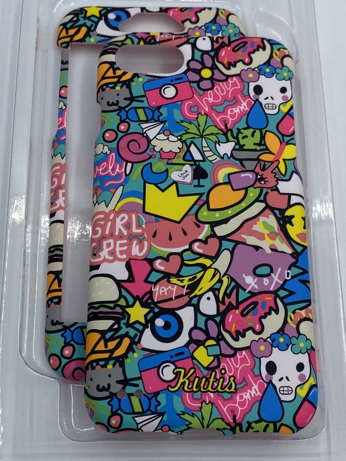 เคสคูทิส(Kutis)เคสไอโฟน7,8,SE2020(ลายStreet)มาใหม่ เคสประกบหน้า-หลัง เคสเรืองแสง เคสลายวินเทจ ร้านSuperhero Klongthom