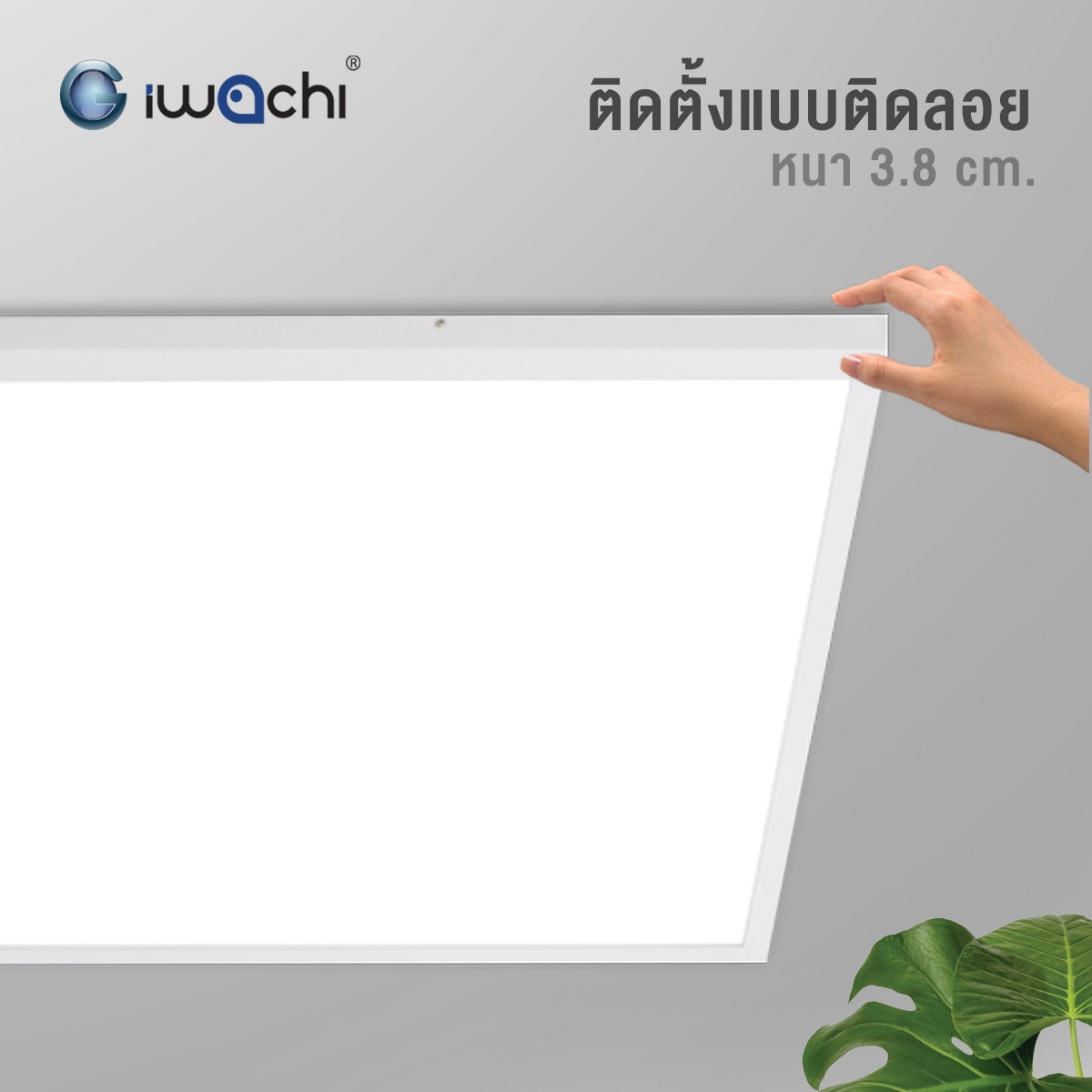 โคมติดลอย PANEL LED 100w (60x120cm.) แสงขาว