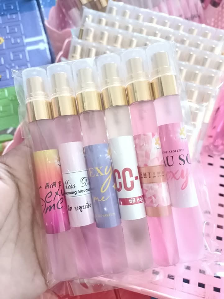 (1ขวด) มี54 กลิ่น ให้เลือก น้ำหอมกลิ่นแป้งเด็ก แป้งเด็ก สบู่ แชมพู น้ำยาปรับผ้านุ่ม น้ำหอม perfume น้ำหอมการบินไทย kai 3