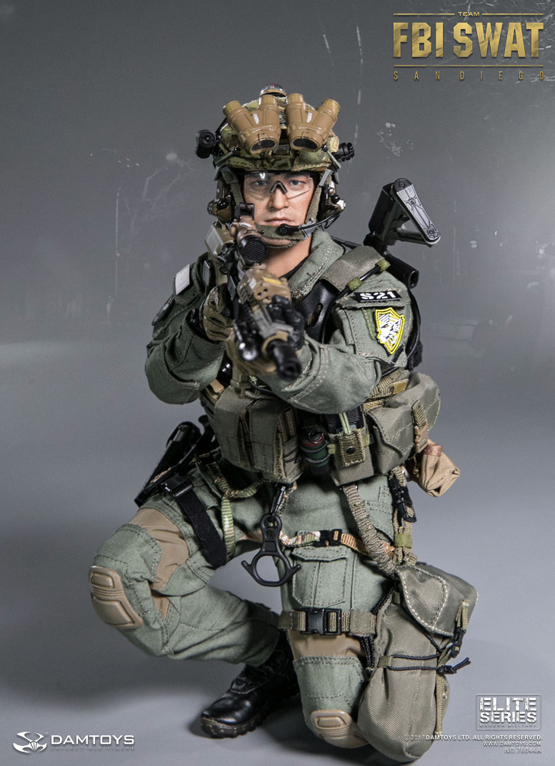 DAMTOYS No.78044 FBI SWAT TEAM AGENT - SAN DIEGO