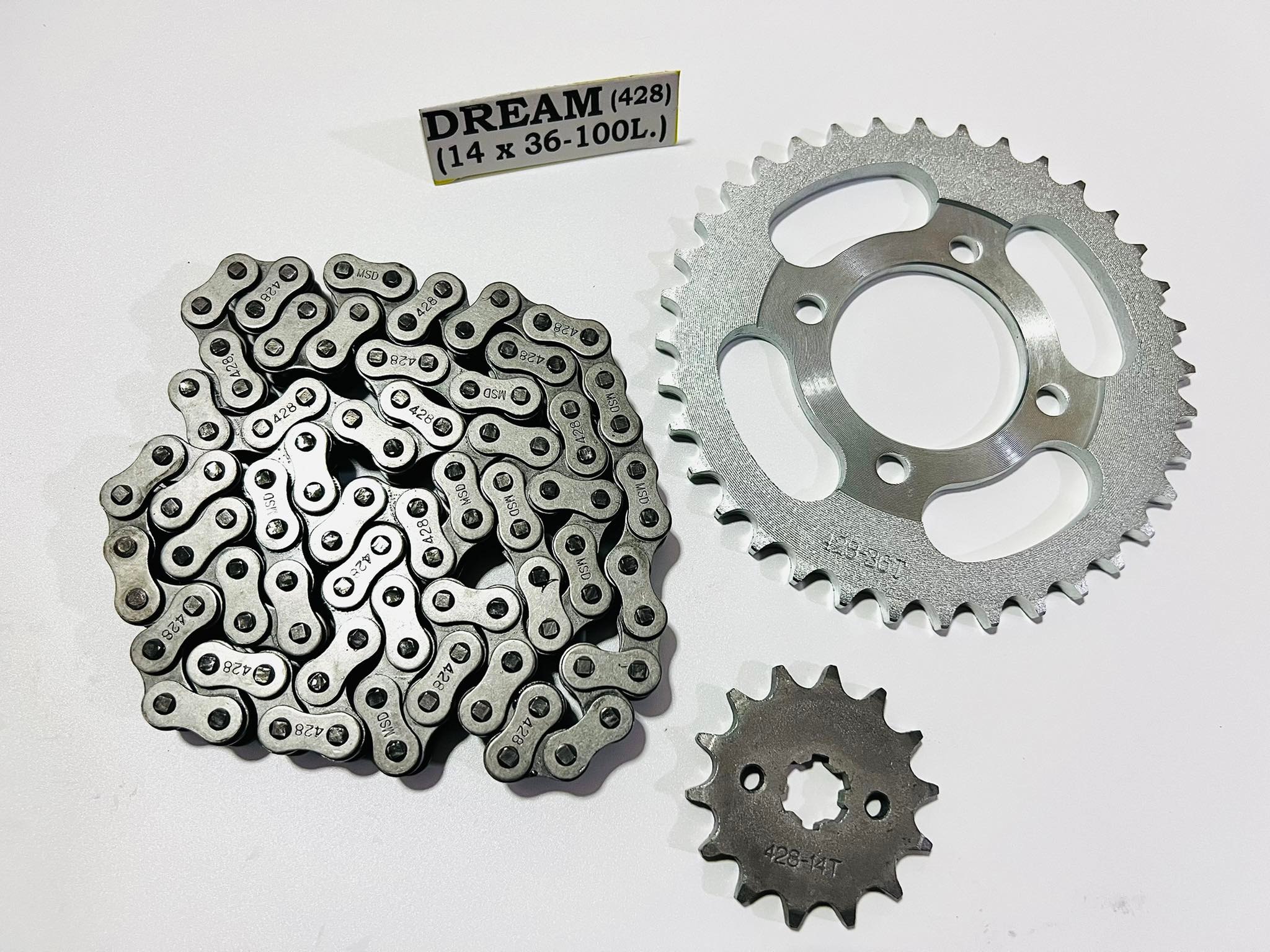 ชุดโซ่สเตอร์ดรีมคุรุสภา เวฟ100 ครบชุด คุณภาพดี